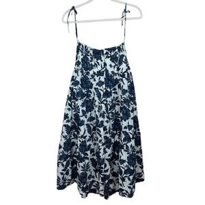 Super Natural By Secret Mission Ellie Blue Floral Tiered Skirt Size Large New